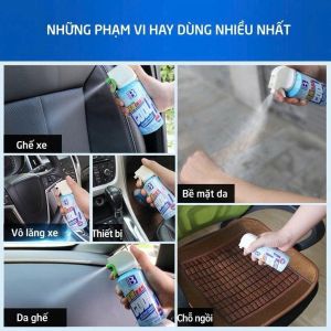 Bình Xịt Làm Mát BOTNY B-1898 180ml | Dùng Cho Bề Mặt Vô Lăng Đầu Phun Có Chốt Kim Loại Khi Sử Dụng