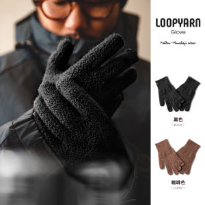 Maden brand tooling style 2025 winter new outdoor Japanese retro full finger warm outdoor riding male gloves