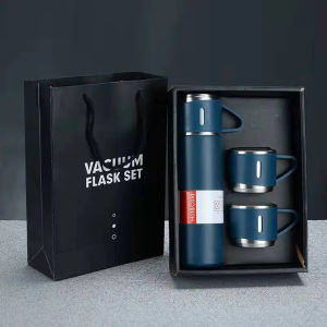 Set 3 in 1 Tremos Travel Termos dengan Gelas Kapasitas 500ml - Ideal untuk Teh - Tea