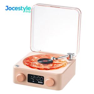 Wireless Retro Bluetooth Speaker with White Noise Function Compact Portable Home Audio Device for Relaxation and Sleep