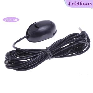 Joldhans Mini 3.5mm Wired Paste Type External Microphone Car Audio Mic Meeting Player