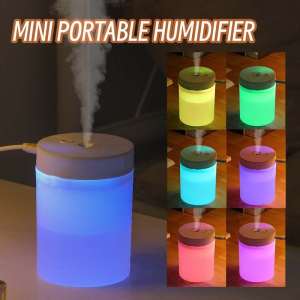 ✅100% Original AMZ Ultrasonic Humidifiers Air Purifier 7 Colors LED Light Aromatherapy Oil Diffuser Office Home