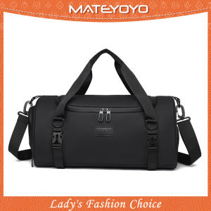 MATEYOYO ผู้ชายกระเป๋าฟิตเนสยูนิเซ็กส์กีฬากระเป๋าเดินทางแฟชั่นกระเป๋าเดินทางกระเป๋าเดินทางกันน้ำกระเป๋าเดินทางกลางแจ้งกระเป๋ายิมแฟชั่นผู้ชายผู้หญิงแบบพกพากระเป๋าโยคะโยคะ