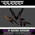 STRIPING STICKER VARIO NEW 2018/2021 MOTIF BUNGA SAKURA X ULAR  TRANSPARAN CUSTOM TERBARU. 