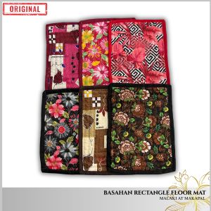 Floor Mat Basahan Rectangle Shape Fast Absorbent & Quick Dry Quality Makapal