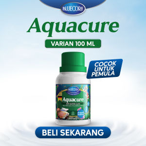 Bluecore - AquaCure Anti Bakteri Ikan Alami 100/250/500ML — Atasi Vibrio Insang Merah Jamur Ekor Busuk Lele Nila Gurame Patin