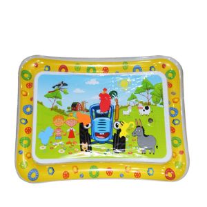 Baby Inflatable Water Play Mat Baby Patted Pad Leakproof Cushion Funny Pat Pad Outdoor Spray Pad Toddlers Water Mat Activity Play Center for Children & Infants Toys