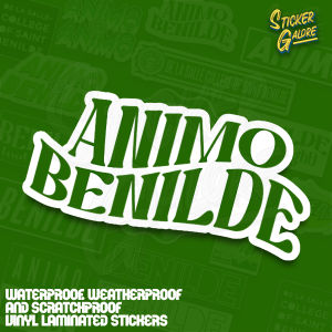 COLLEGE OF ST. BENILDE WATERPROOF STICKER INSPIRED DE LA SALLE VINYL STICKER CAR STICKER TUMBLER