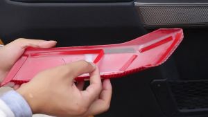 OnlyF U JeCar ABS Door Armrest Handle Decoration Cover Trim Stickers for Ford Bronco 2021-2023 4-Door Version Car Interior Accessories X2Z8B