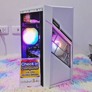 คอมพิวเตอร์ คอมประกอบ เล่นเกม ทำงาน เรียน Ryzen3 2200G 3.7G 4C/4T|DDR4 16G|GTX1650 4G DDR6|M2 512G|LED20-27 USED