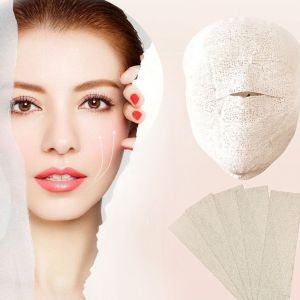 Gói 5 miếng đắp mặt nạ thạch cao Mặt nạ tạo hình 3D nâng đỡ săn chắc cơ mặt chuyên dùng trong spa thẩm mỹ viện