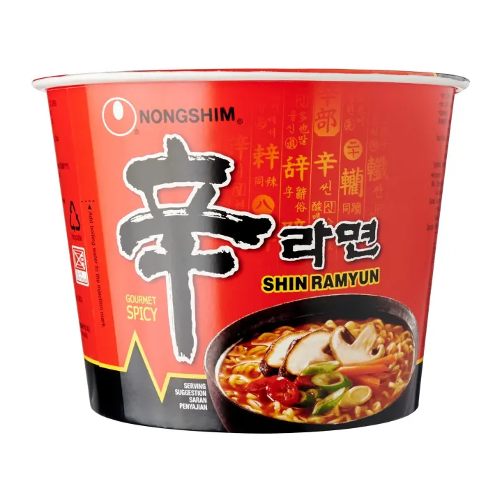 Nongshim Spicy Mushroom Shin Ramyun Big Bowl