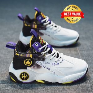 READY STOCK✨Fashion Basketball Shoes for Men Thick Bottom Casual Mens Sports Shoes