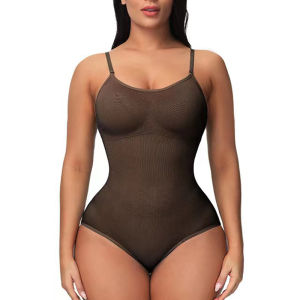 Summer Ultra Thin Seamless Body Shaping Garment for Women Slimming Waist and Belly Tightening Bra Free Body Shaping Underwear束腰无缝塑身连体衣
