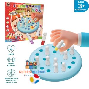 Mainan Edukasi Anak Catur Warna Memory Chess Colour Stick Board Game Permainan Family Games