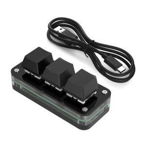 2/3 key Mechanical Keyboard MX Switch KB Programmable Sayo O2L RGB USB Mini 2key Keyboard Copy and Paste