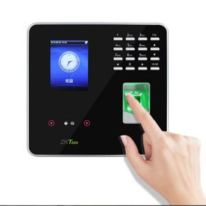 ZKTeco Face Attendance Machine Fingerprint Facial Recognition Time Attendance Machine Fingerprint Punch Card Machine Work Office Company Control Brush Face Password Unlock Multifunctional Time Attendance Machine