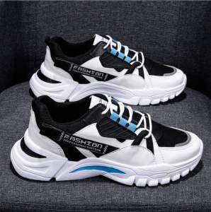 Giày thể thao nam cổ cao Bản Đẹp đế tăng chiều cao 5cm phun da  K651