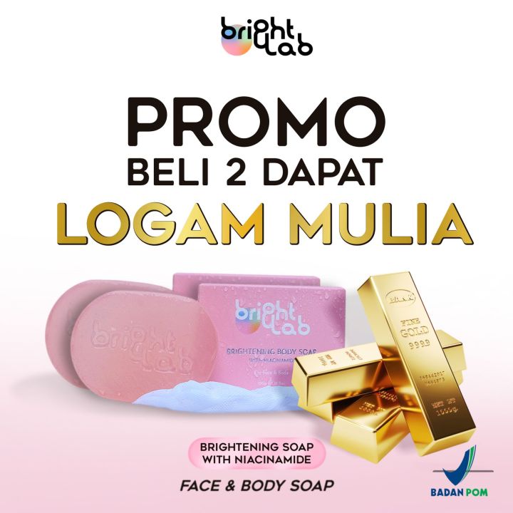 BUY GET MINI GOLD BrightLab Brightening Soap for Face and Body