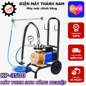 Máy Phun Sơn Công Nghiệp KP-3500 - Công Suất 3500W - Khả Năng Phun Sơn Đều Độ Bám Dính Tốt - Bảo Hành 6 Tháng