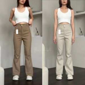 Highwaist Cutbray Jeans Retro 114 - Celana Jeans Cutbray Premium
