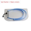 ABOND 10pcs Chống bụi  nạ bảo vệ nha khoa Chống sương mù Dụng cụ nha sĩ Khăn che  thay thế Có thể điều chỉnh Chống nước bọt  nạ nha khoa có thể tháo rời Vật liệu nha khoa. 