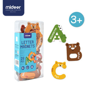 Mideer Kids Learning Magnet Alphabet / Magnet Number/ Transportation / Alphabet Big & Small 4 design Available