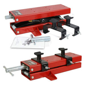 Motorcycle Lift Platform Wide Deck Floor Jack Car Scissor Hoist Stand Repair Stand for Motorcycle ATV Dirt Bike 1100 LB Motorcycle Center Scissor Lift Jack Hoist Stand Bikes ATVs Scooter Crank Stand Motorcycle scissors jack