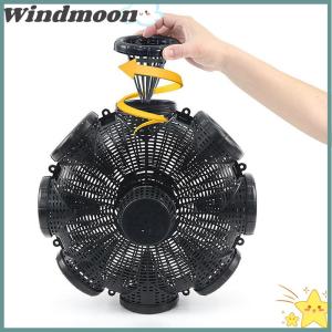 [Windmoon]🌟🌟【Hot Sale】🎈 8 Holes Upgraded Catch Loach Lobster Yellow Eel Cage Outdoor Fishing Net Cage Plastic Shrimp Cage With Counterweight Box