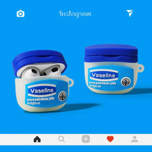 Sáng Tạo Vaseline Airpods Trường Hợp Cho Airpods 1 2 3 4 Airpods Pro tai nghe gắn tai không dây Tai nghe Bluetooth Tai nghe Tai nghe Chống-Mùa Thu Bìa Shell