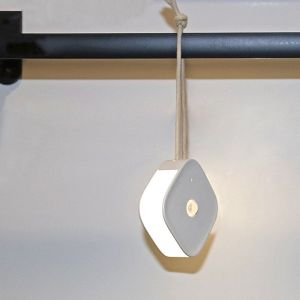 LED Wall lamp/ Night Lights Wireless Smart sensor light 4000K White shell ON/OFF/AUTO switch For Bedroom Living Room Corridor lighting Use USB power rechargeable 500 mAH battery 0.5W