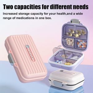 Portable Organizer Multifunctional Medicine Dispenser Box Small Pill Box CarryOn Dispenser Box
