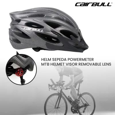 COD CAIRBULL Helm Sepeda Powermeter MTB Helmet Visor Removable Lens - CB26 / Helm sepeda dewasa pria listrik gunung mtb anak laki laki wanita lipat perempuan cewek advance bmx batok balap bagus downhill dunhill fullface import murah promo