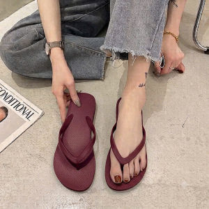 Dép đi biển xỏ ngón trơn D111🔥FREESHIP🔥Dép tông kẹp nữ mũi tròn đi mưa đi biển siêu bền Maipy (8 màu)