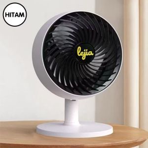 Kipas Angin Meja Mini Desk Fan Angin Kencang Kokoh dan Tidak Berisik Low Noise 9.5 inci