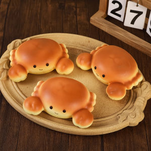 YZLong Cute Crab Squishy Toy Soft PU Stress Relief Slow Rebound Simulation Plaything for Relaxation and Fun