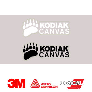 (W044) สติกเกอร์แคมป์ปิ้ง สติกเกอร์ PVC พื้นใส พิมพ์สีขาว/สีดำ ผิวนูน งานเกรดพรีเมี่ยม สีไม่จม ทนแดด กันน้ำ