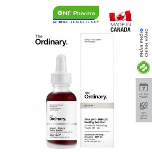 The Ordinary Chính Hãng - Serum tẩy tế bào chết cải thiện mụn The Ordinary AHA 30% BHA 2% Peeling Solution 30ml