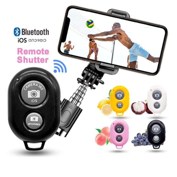 【READY STOCK】Bluetooth Wireless Shutter Remote Control With Battery for ...