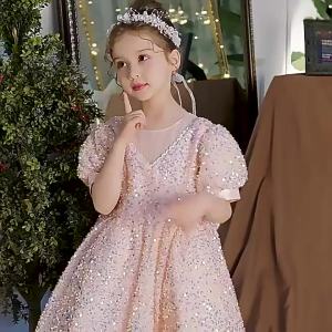 2026 Hot Sale [ Shipped from China ] Childrens headband sweet European-style fairy look gold leaf headband flower wreath pearl headband bridal new crown B3