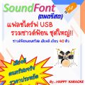 ซาวด์ฟ้อน คาราโอเกะ ดนตรีสด USB FLASH DRIVE SOUND FONTS  สำหรับโปรแกรมคาราโอเกะ. 