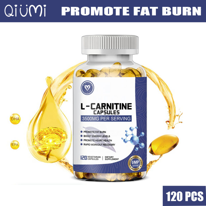 l carnitine taurine QIUMI L Carnitine Capsule Weight Management Fat Burner Diet Slimming  Capsule Appetite Suppressant L Carnitine Supplement Rapid Workout Recovery  Boost Energy L Carnitine Soft Gel 120 PCS