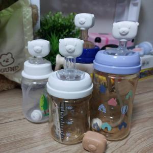 ฝาปิดหลอดหัดดื่ม ป้องกันฝุ่น กันน้ำรั่ว ใช้ซ้ำได้ซิลิโคนฝาปิดจุกนม ลายการ์ตูนน่ารักป้องกันฝุ่น กันน้ำรั่ว พร้อมส่งในไทย