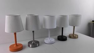 SXH Popular fabric table lamp with stepless dimming touch control and charging function perfect for creating ambient lighting usb Bedside creativity LED Night Light