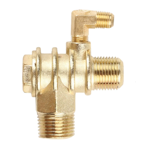 3-Way Unidirectional Check Valve Connect Pipe Zinc Alloy High Quality Air Compressor Replacement Check Valves Pipe