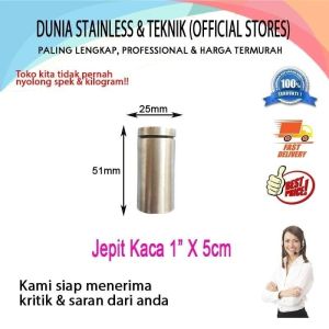 Jepit kaca 1" x 5cm