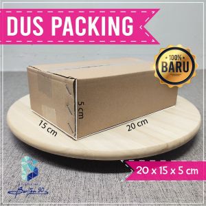 Kardus Packing Dus Paking Polos 20x15x5 Isi 25 Karton Box Packaging Dus Baru Polos Murah