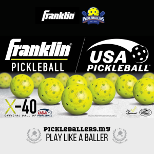 Tournament Pickleball Balls (Franklin Sports X-40 Equivalent) 40 Holes Pickleball