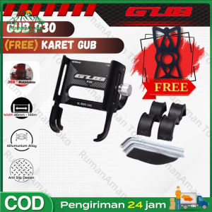 GUB P30 Holder HP Alumunium 360 Derajat Holder HP / GPS Universal / holder gub p30 / holder hp motor / gub holder p30 / gub p30 / RGAKSESORIS Holder GUB P30 Phone Holder HP Motor / Sepeda Anti Getar Alumunium Alloy