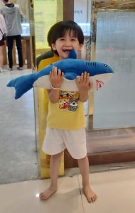 CÁ MẬP NHỒI BÔNG 60CMCHO BÉ YÊU